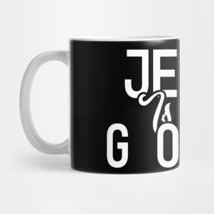 Jesus is the G.O.A.T - Jesus - Jump Shot Jesus Mug